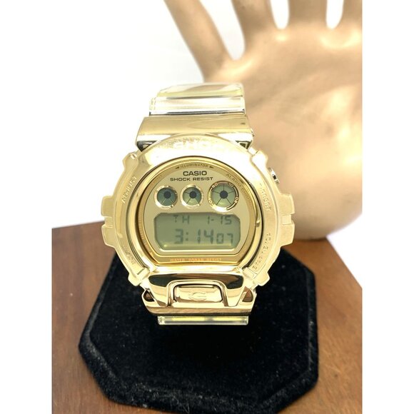 Casio Men's Watch G-Shock GM6900SG Gold Clear Resin Digital 48mm Sport 3230 - Picture 13 of 14